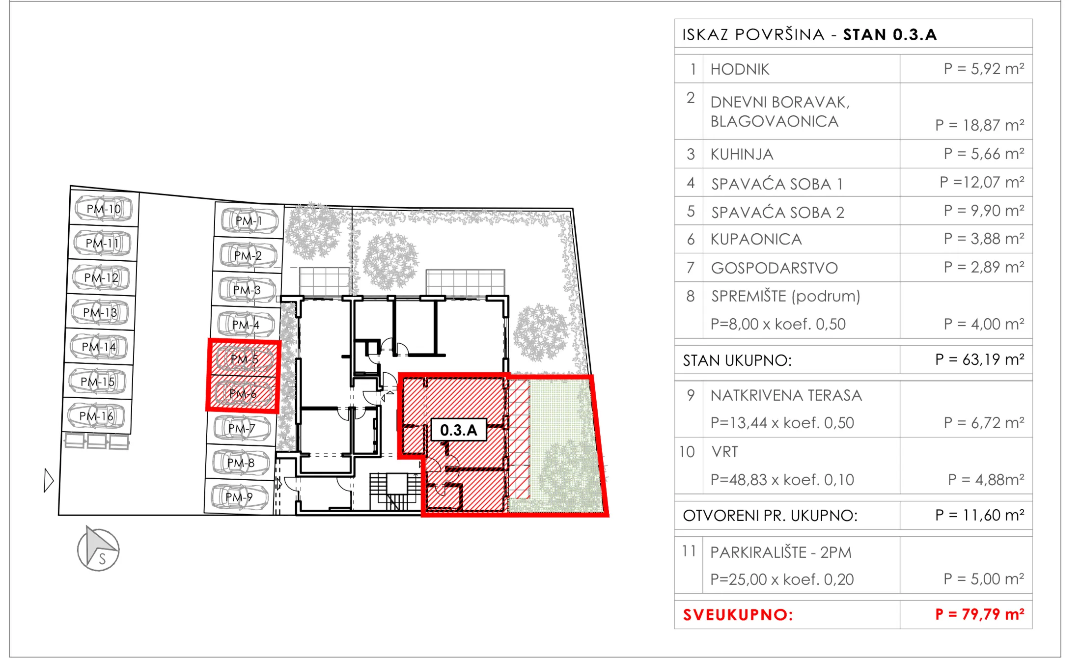 istra, tar, novogradnja, dvosoban stan, vrt, u centru grada - slika 10