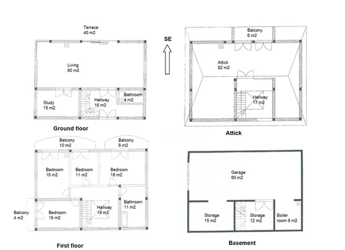 zagreb, maksimir, samostojeća vila s duplom garažom i 4 sobe 1500 m² dvoriše - slika 17