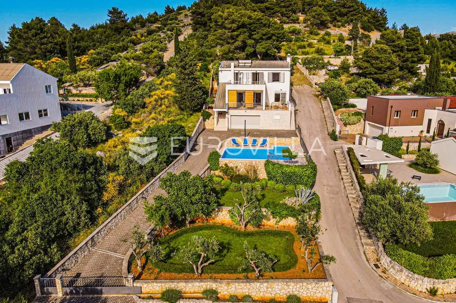šibenik, žaborić, prekrasna kuća s bazenom i pogledom na more, 438 m² - slika 2