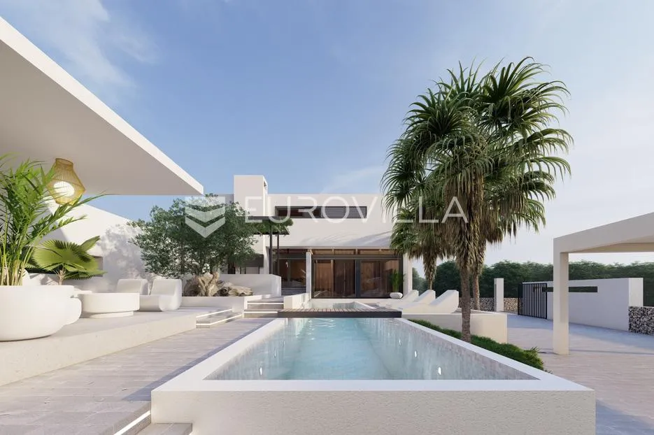 Rogoznica, vila s bazenom i pogledom na more, 243,55 m² - Jarebinjak, Rogoznica