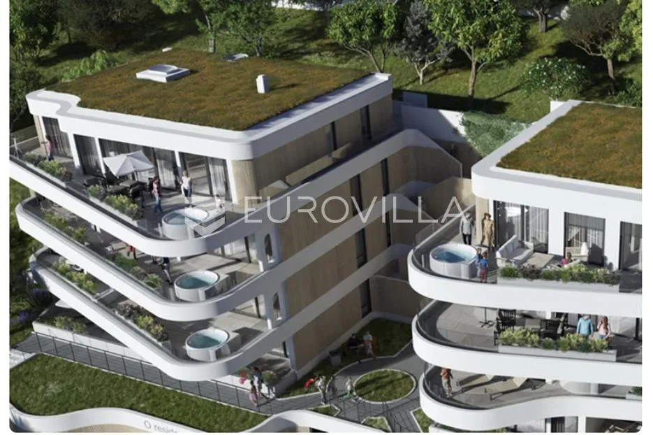 opatija, volosko, luksuzan dvosoban stan s panoramskim pogledom na more površine 100.16 m² - slika 2