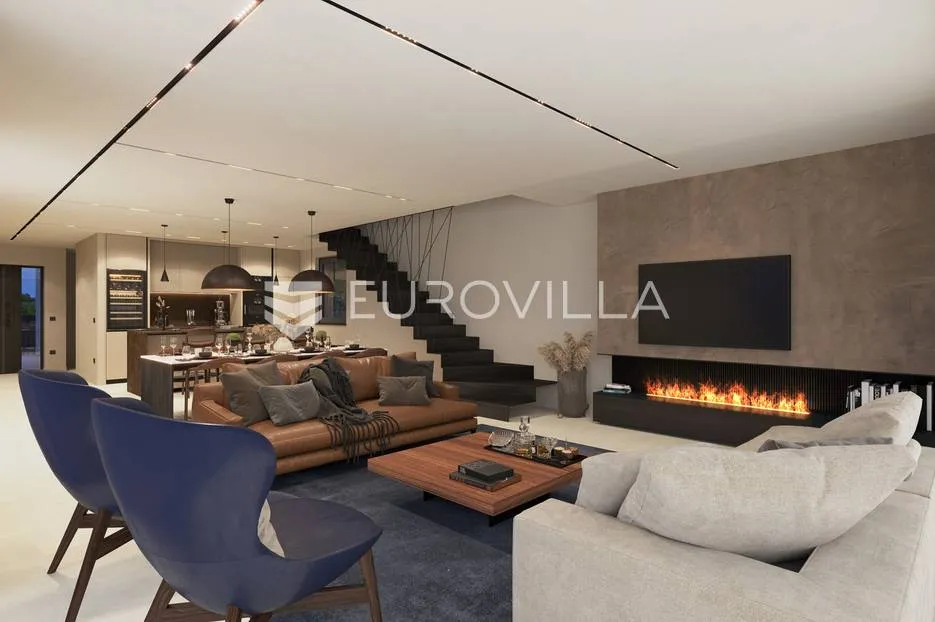 bratovići, poreč, moderna vila s bazenom, u izgradnji - slika 16