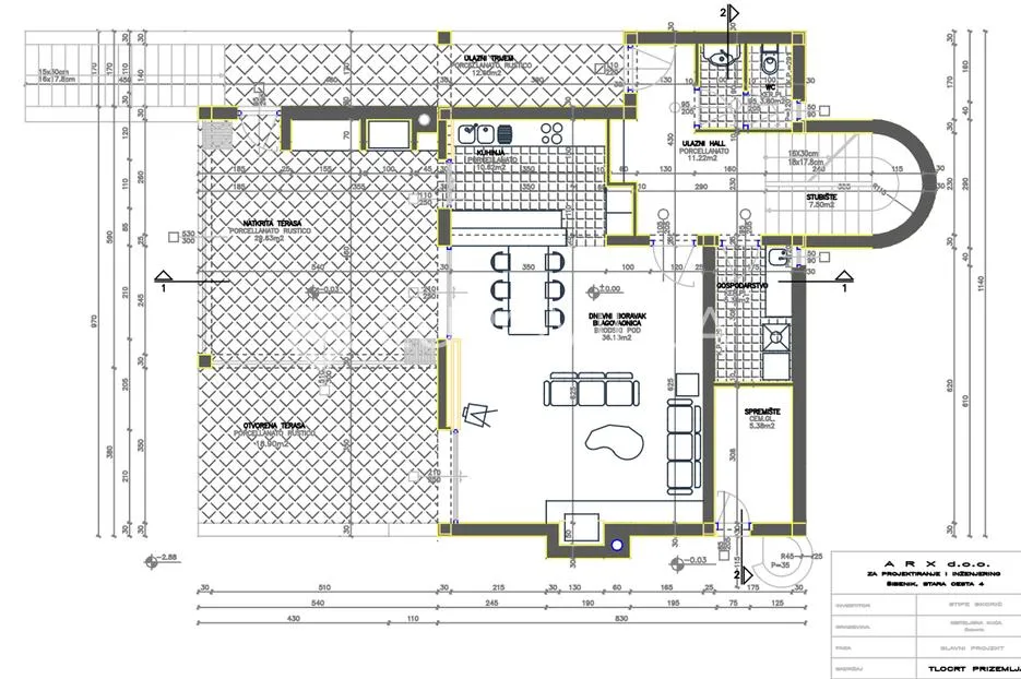 šibenik, žaborić, prekrasna kuća s bazenom i pogledom na more, 438 m² - slika 56