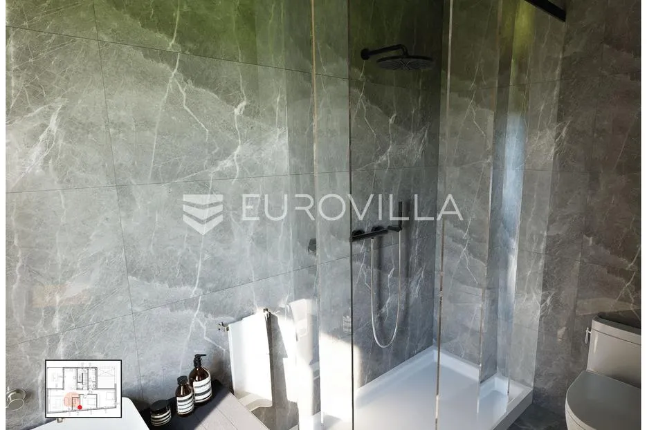 vodice, novogradnja, moderan dvosoban penthouse, 115,77 m² - slika 9