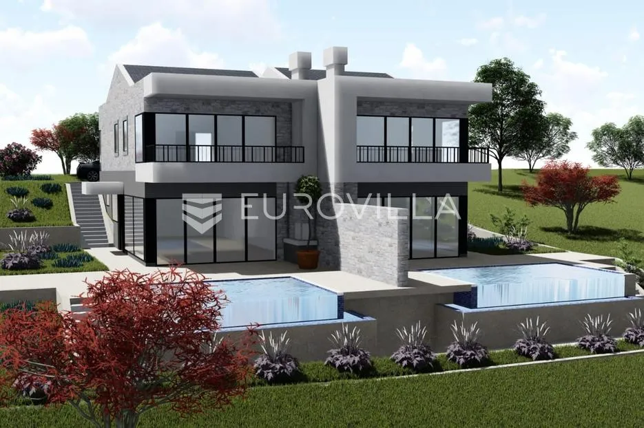 istra, kaštelir, građevinsko zemljište s pogledom na more nkp 932 m2 - slika 5