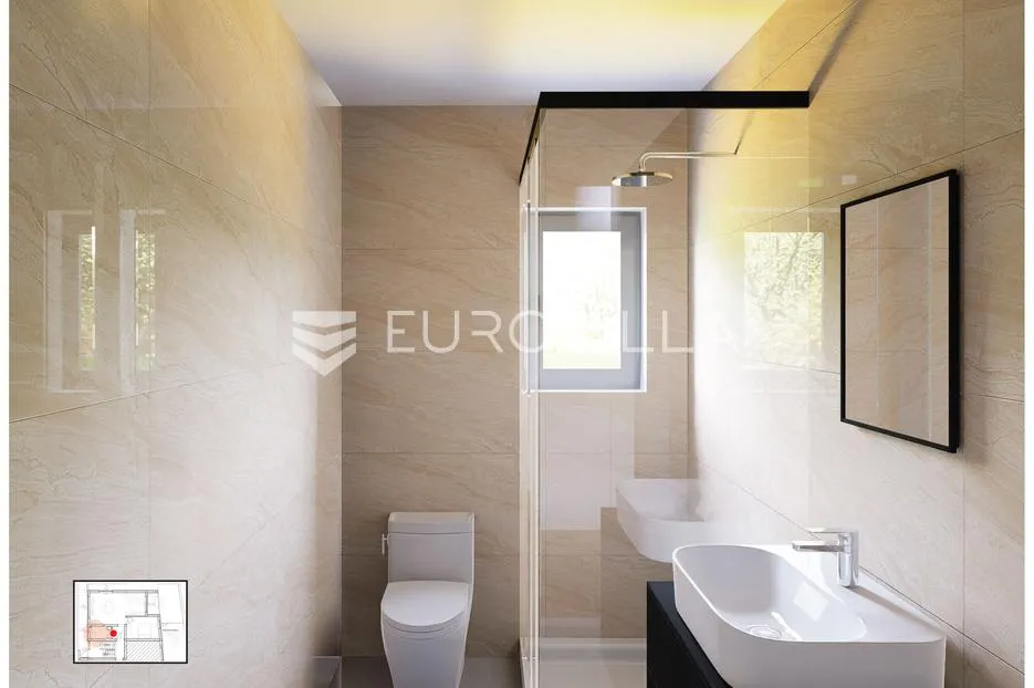 vodice, novogradnja, prekrasan jednosoban stan s vrtom, 61,70 m² - slika 12