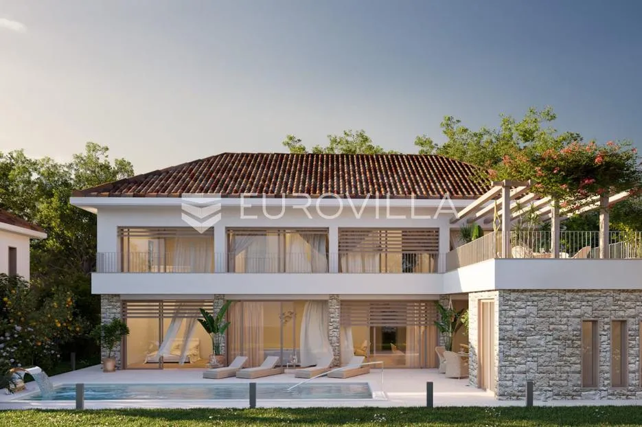 istra, kaštelir, građevinsko zemljište s projektom i pogledom na more - slika 10