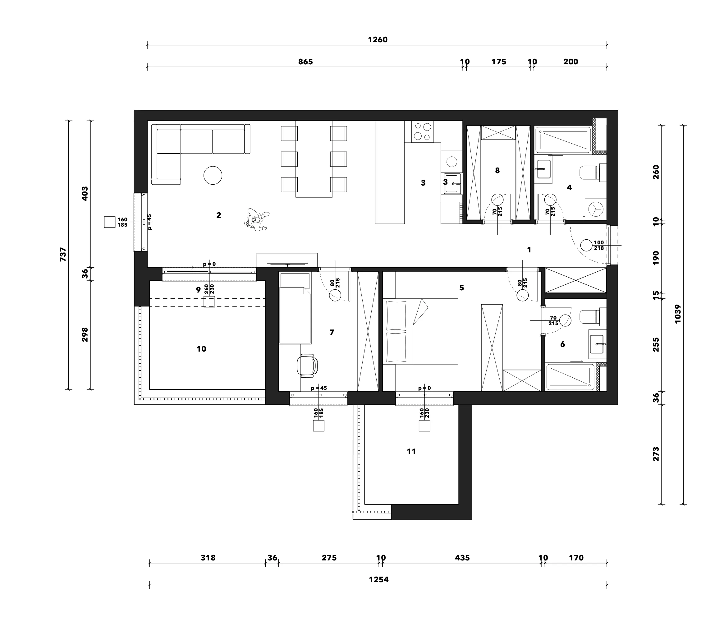 zagreb, črnomerec, kuniščak, atraktivan trosoban stan u novogradnji, 83 m² - slika 9