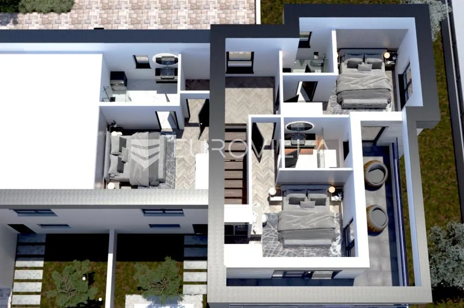 medulin, medulin - kvalitetna i moderna duplex kuća a, s grijanim bazenom 30m2 i garažom, nkp 146 m2 - slika 6