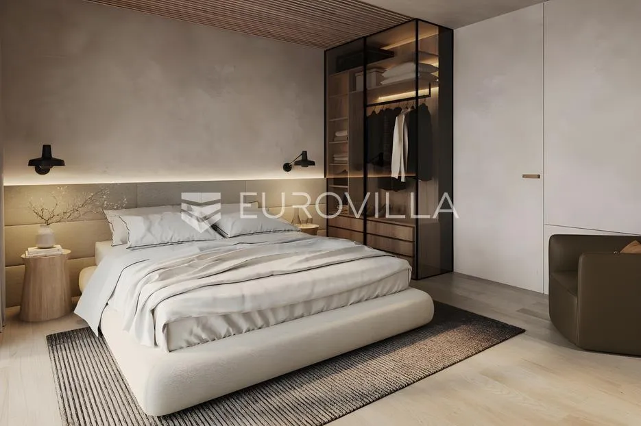 medulin, opremljena villa s bazenom na drugom katu, pogled more - slika 15