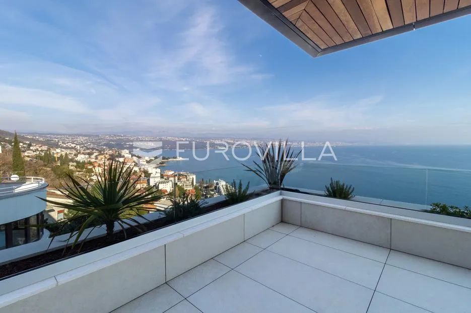opatija, peterosoban stan s pogledom na cijeli kvarner, 200 m² - slika 14