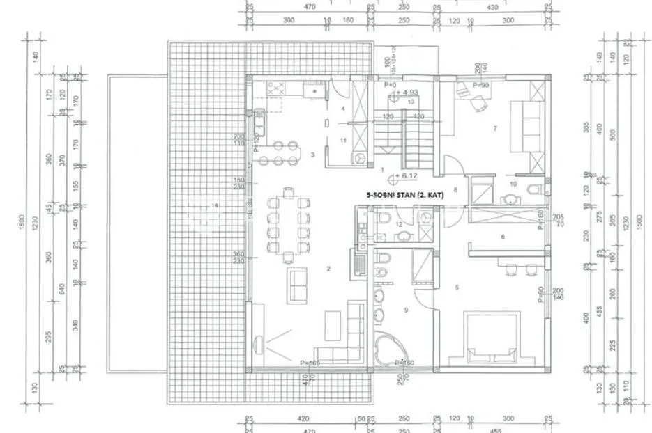 zagreb, vrapče, prekrasan penthouse nkp 220,07m2 - slika 16