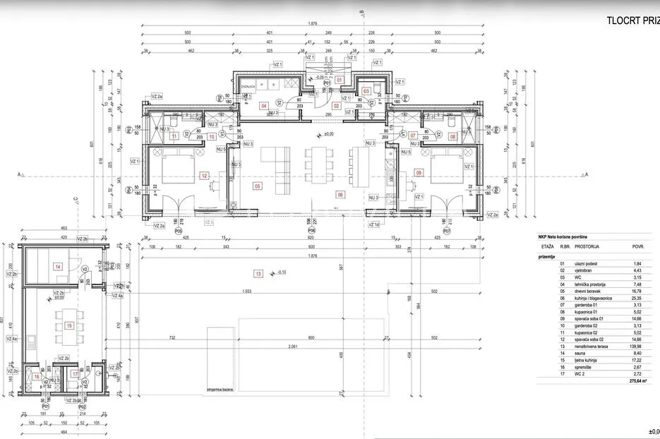 istra, okolica žminja, zemljište s pravomoćnom građevinskom dozvolom za kuću s bazenom, 2282 m² - slika 4