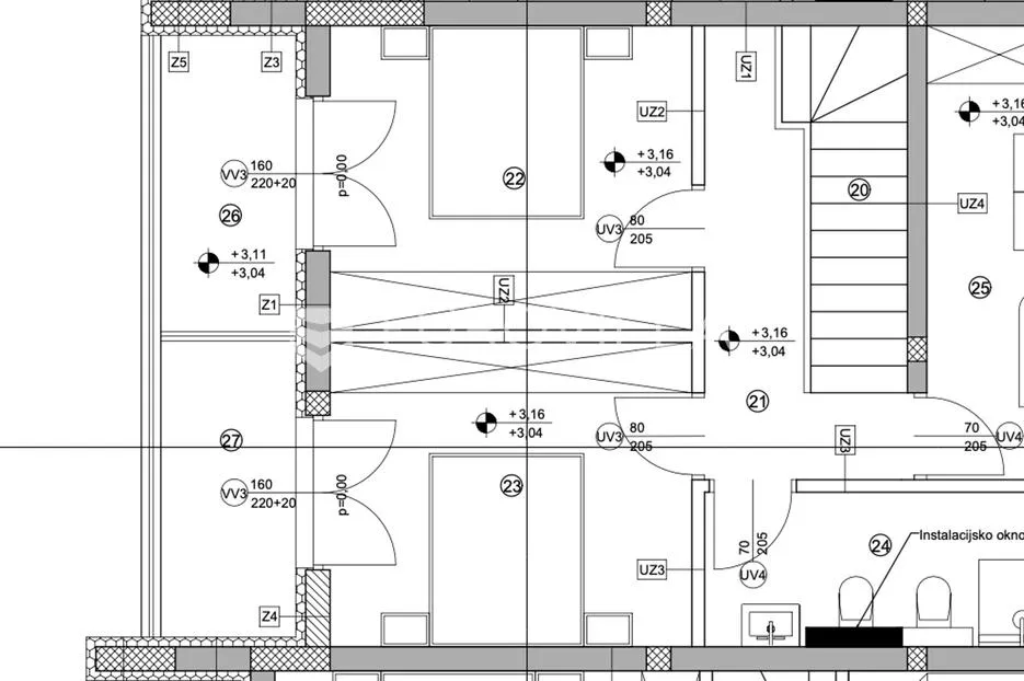 vodice, prostran dvosoban stan, 112,61 m² - slika 18