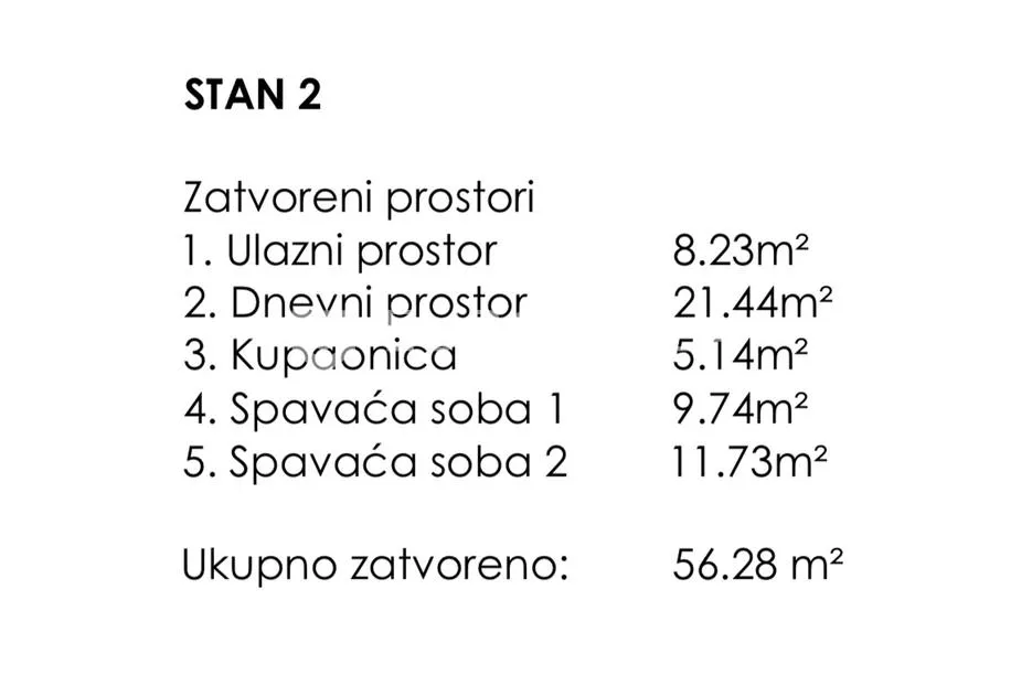 kaštel lukšić, dvosoban stan u prizemlju neto korisne površine 59,22 m² - slika 11
