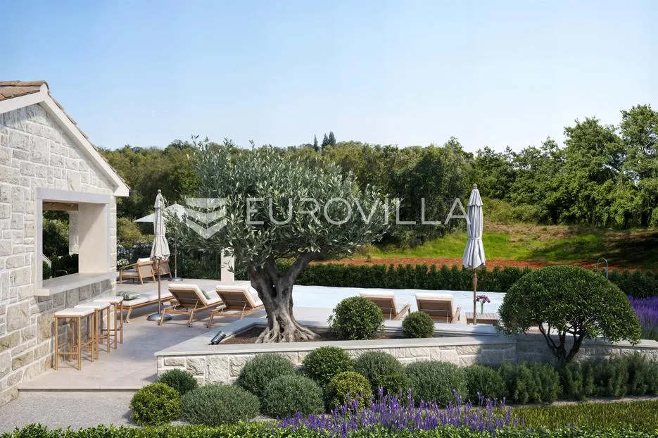 istra, mofardini, građevinsko zemljište, 964 m², s otvorenim pogledom i građevinskom dozvolom - slika 6