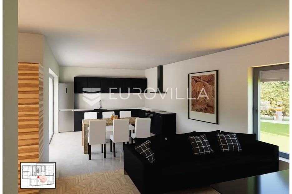 vodice, novogradnja, moderan trosoban stan, 111,09 m² - slika 3