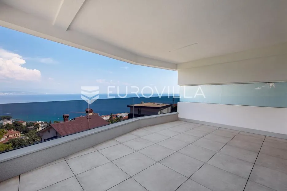 opatija, centar, prekrasan trosoban u novogradnji s pogledom na more nkp 110.54 m2 - slika 3