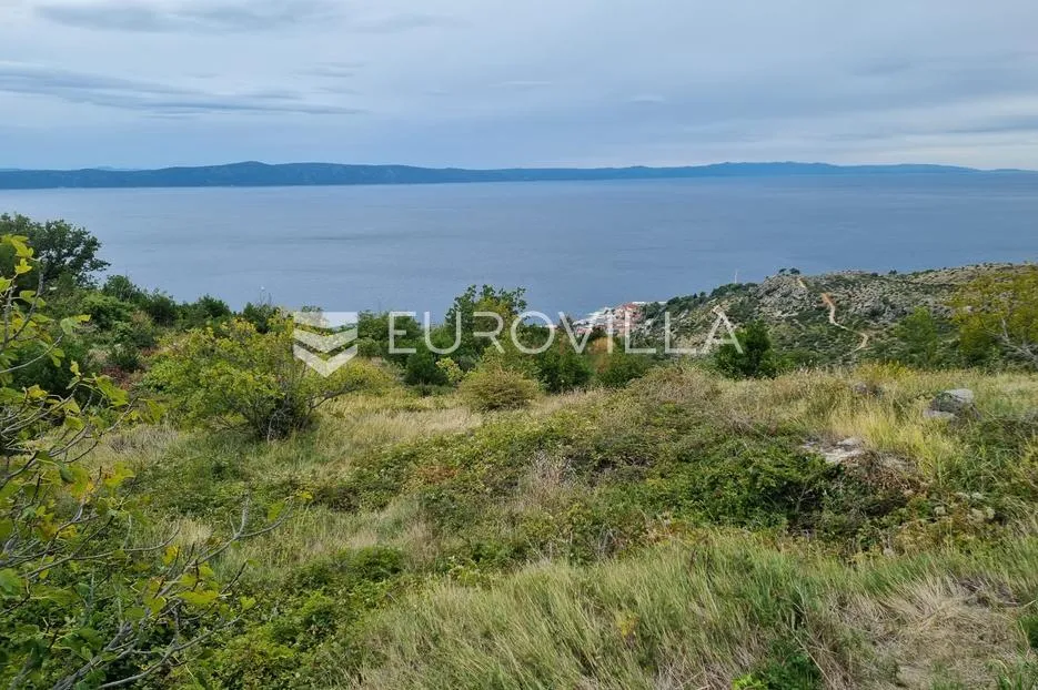 podgora, izuzetno atraktivno zemljište s lokacijskom dozvolom i panoramskim pogledom na more - slika 5