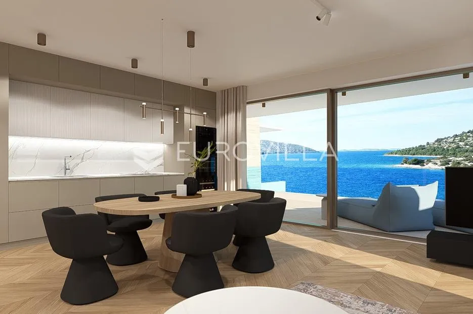grebaštica, luksuzan penthouse s krovnom terasom s bazenom i pogledom na more - slika 3
