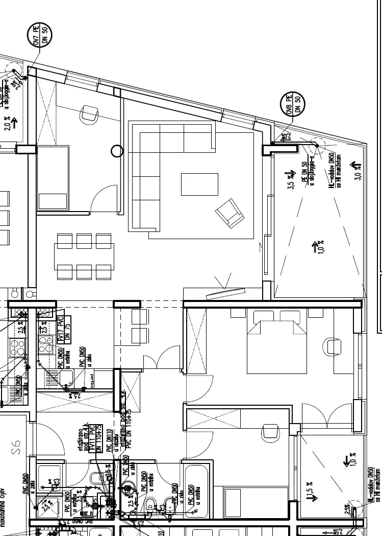 zagreb, središće, četverosoban stan garažno parkirno mjesto neto korisne površine 111 m² - slika 12