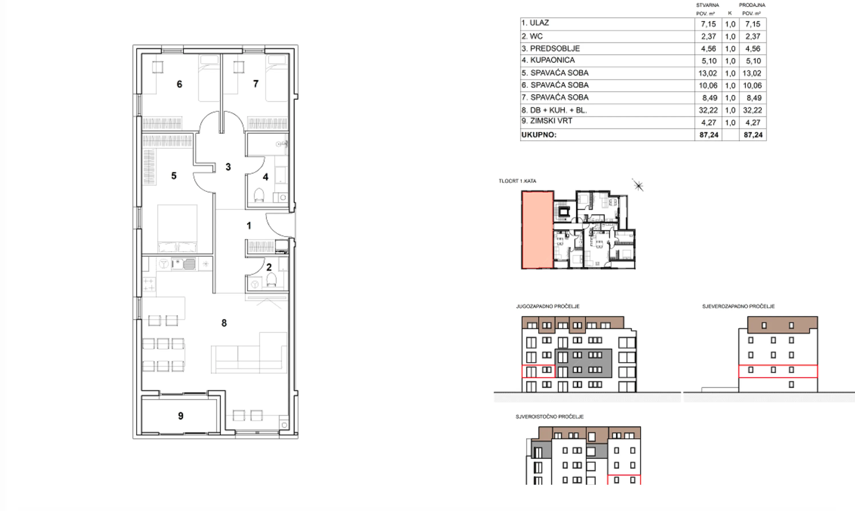 zagreb, donje vrapče, atraktivan četverosoban stan 87 m², novogradnja - slika 5