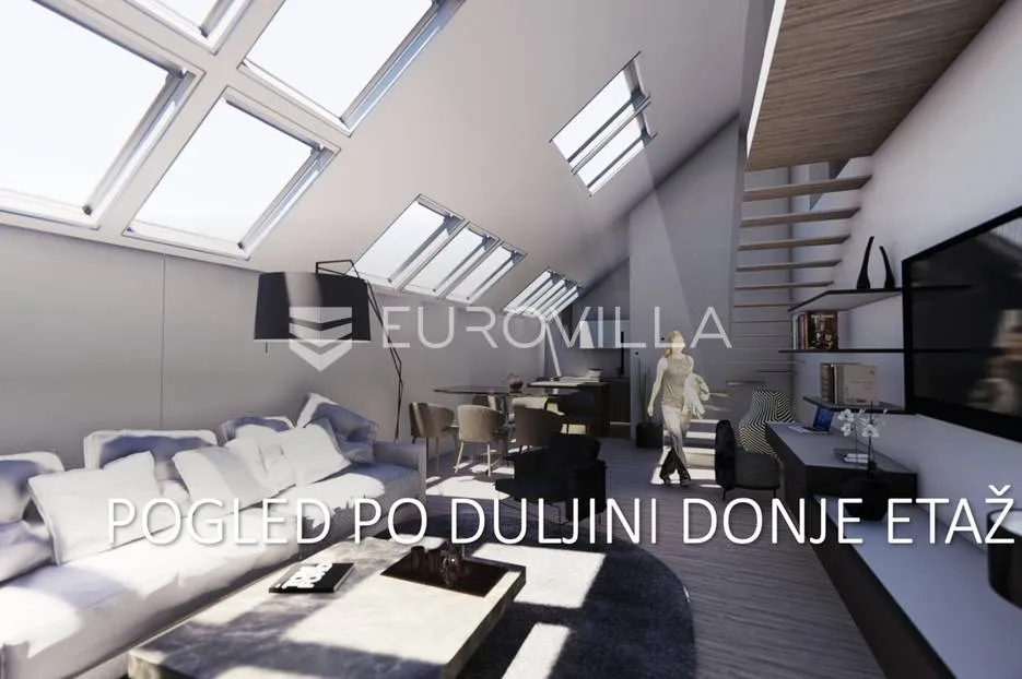 zagreb centar, dvosoban loft / dvoetažan stan - slika 10