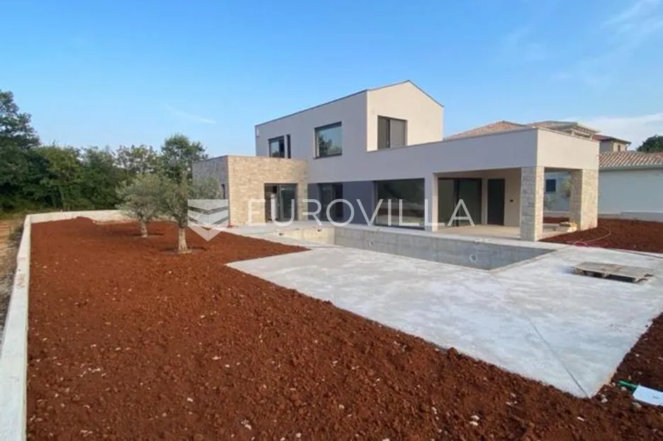 bratovići, poreč, moderna vila s bazenom, u izgradnji - slika 4