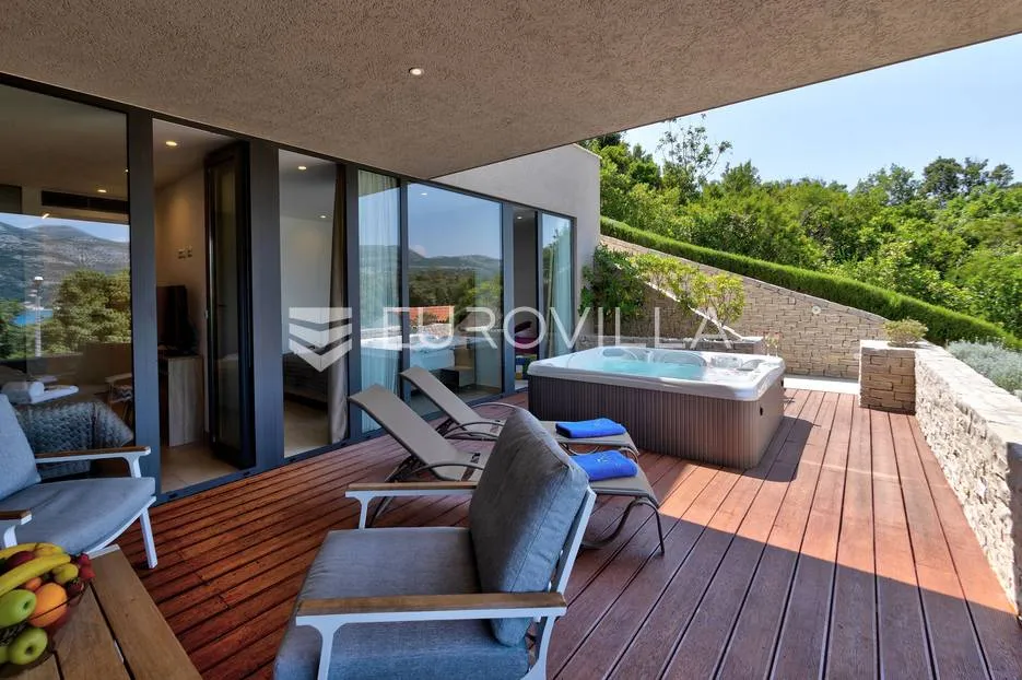 korčula, luksuzna moderna villa s pogledom na more, jedinstvena ponuda - slika 35