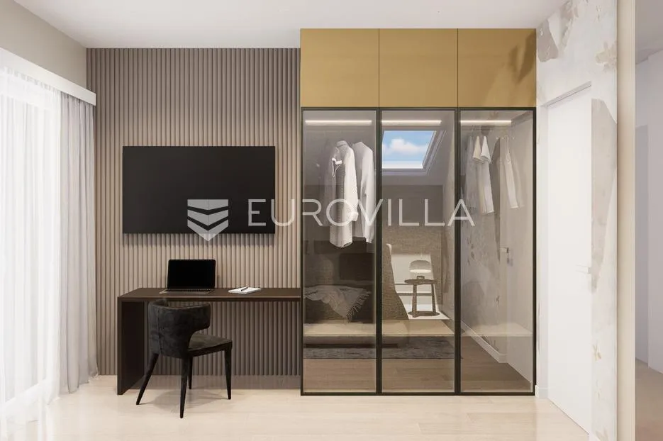 istra, rovinj, ekskluzivan penthouse s tri spavaće sobe s pogledom na more i garažom nkp 144m2 - slika 15