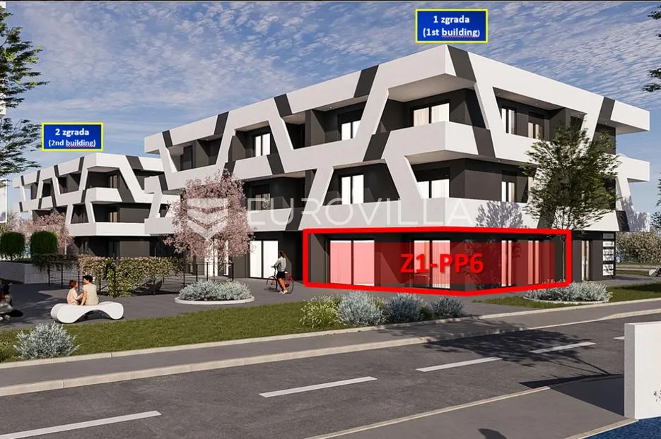 pula, veli vrh - poslovni prostor u novogradnji 65 m2 - slika 7