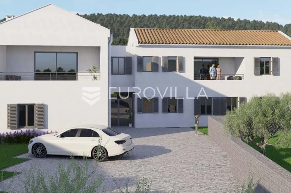 veli lošinj, novogradnja, trosoban stan 76 m², terasa i parkingom, blizina mora i centra - slika 2