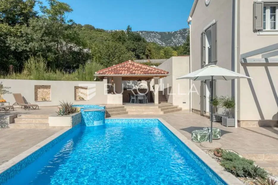 crikvenica, drivenik, moderna vrhunski dizajnirana villa s bazenom - slika 23