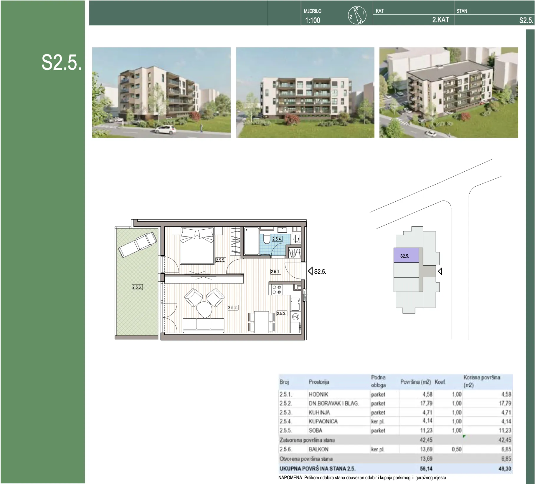 krapinske toplice, dvosoban stan 50 m² na 2. katu novogradnja - slika 8