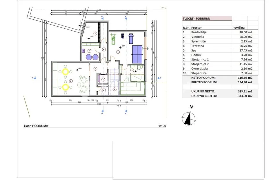 istra, svetvinčenat, raskošna villa od 350 m2 na velikoj okućnici 2500 m2 - slika 14