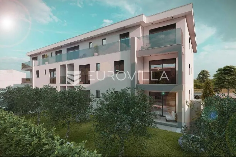 Istra, Štinjan, dvosoban stan AE u prizemlju 54,59 m², novogradnja - Štinjan, Pula
