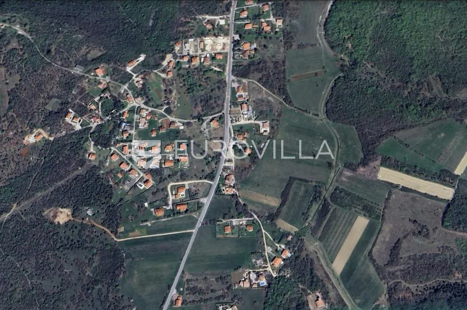 labin, kapelica - građevinsko zemljište 1549 m2 za vilu ili obiteljsku kuću - slika 2