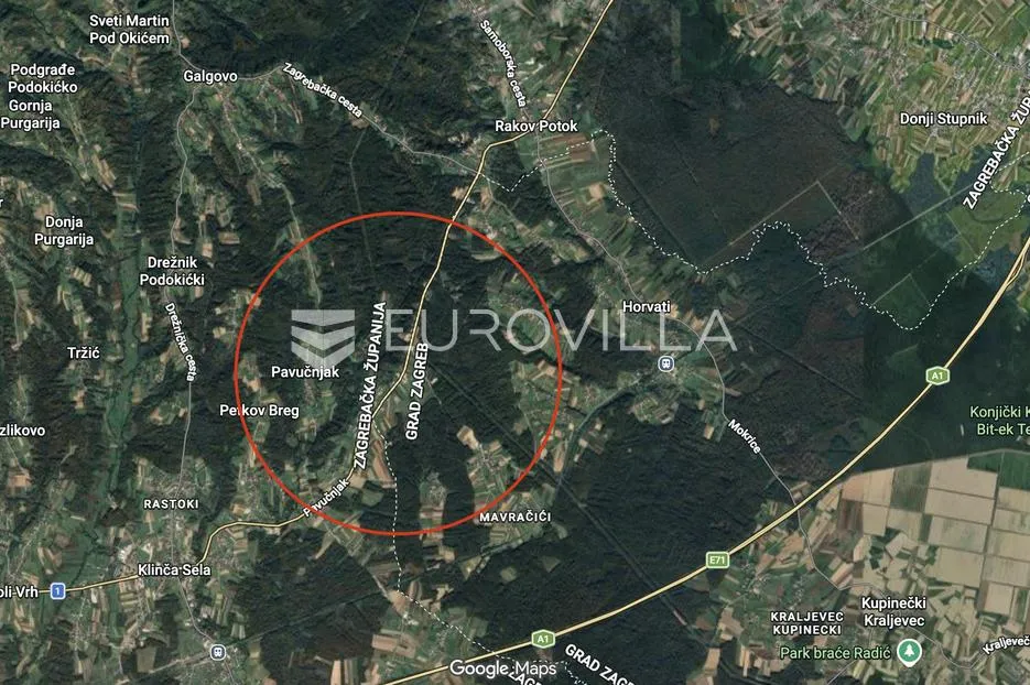 samobor, pavučnjak, građevinsko zemljište, 3104 m² - slika 1