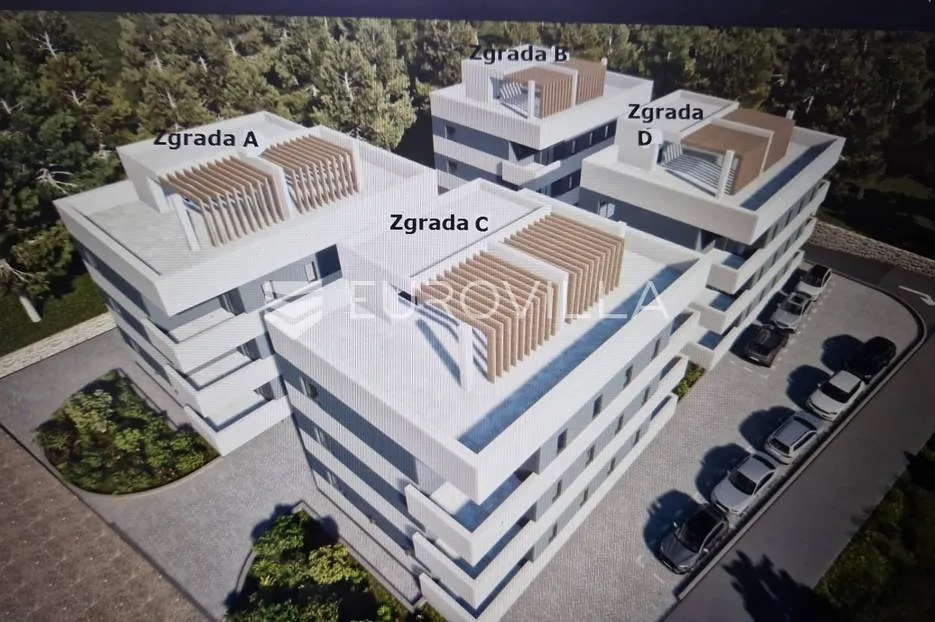 biograd na moru, pakoštane, dvosobni apartman s6, a, s krovnom terasom - slika 19