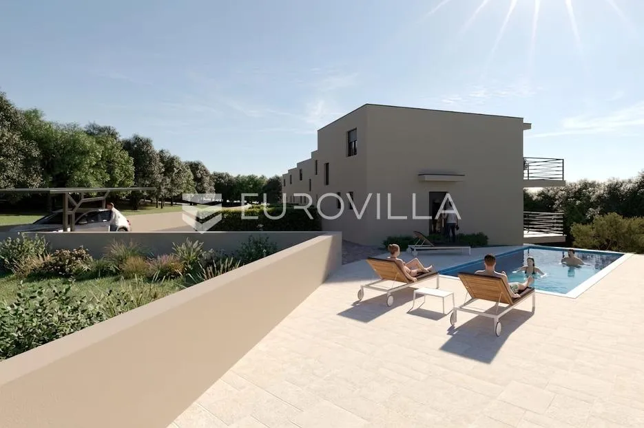 istra, baderna, projekt za 5 kuća s pogledom na more - slika 4