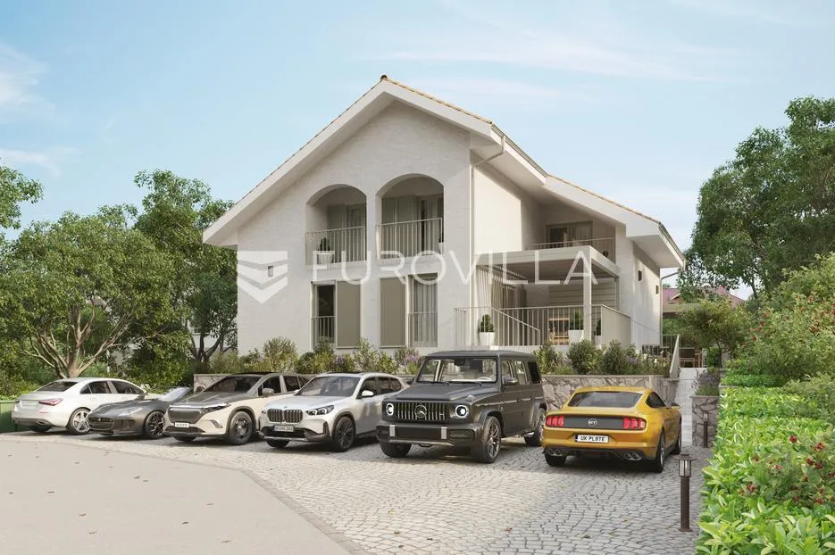 otok krk, malinska, odličan dvosoban stan 53 m², terasa i vrt - slika 2