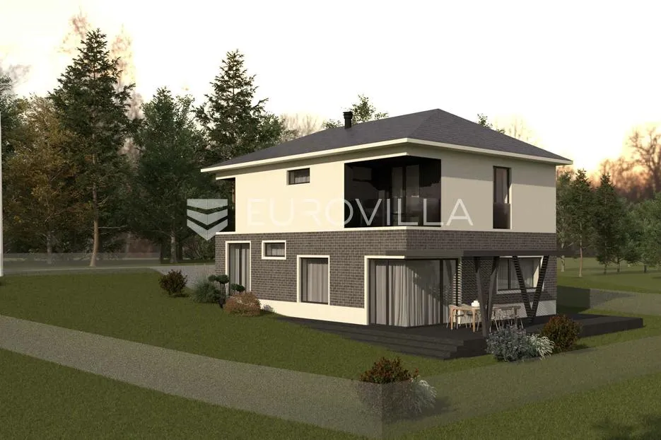 Zaprešić okolica, Donja Pušća, zemljište 600 m² sa građevinskom dozvolom i projektom - Dubrava Pušćanska, Pušća