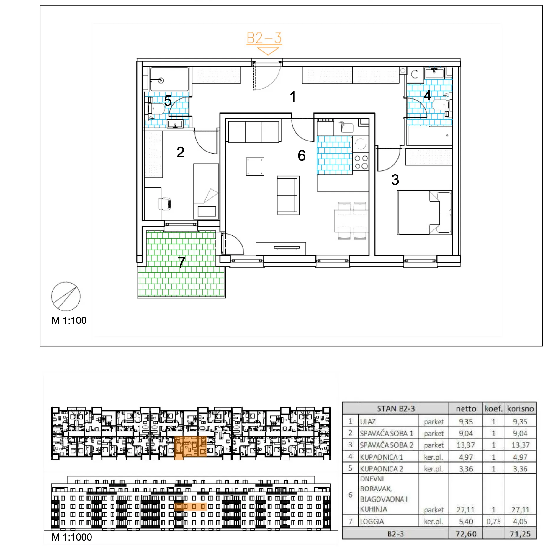 velika gorica, moderan trosoban stan u novogradnji, 71 m² - slika 6
