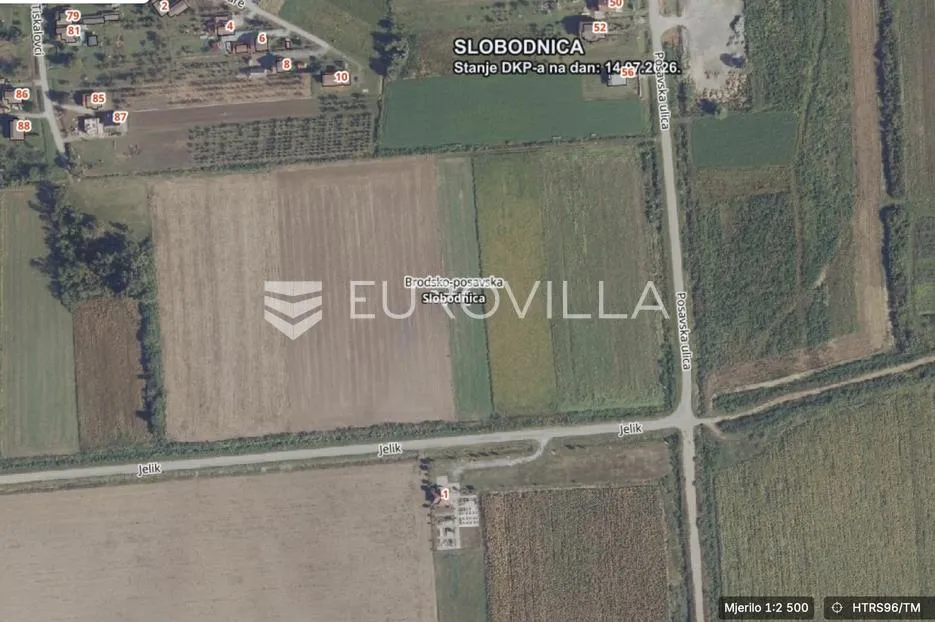 Slobodnica, građevinsko zemljište 9034 m² - Slobodnica, Sibinj