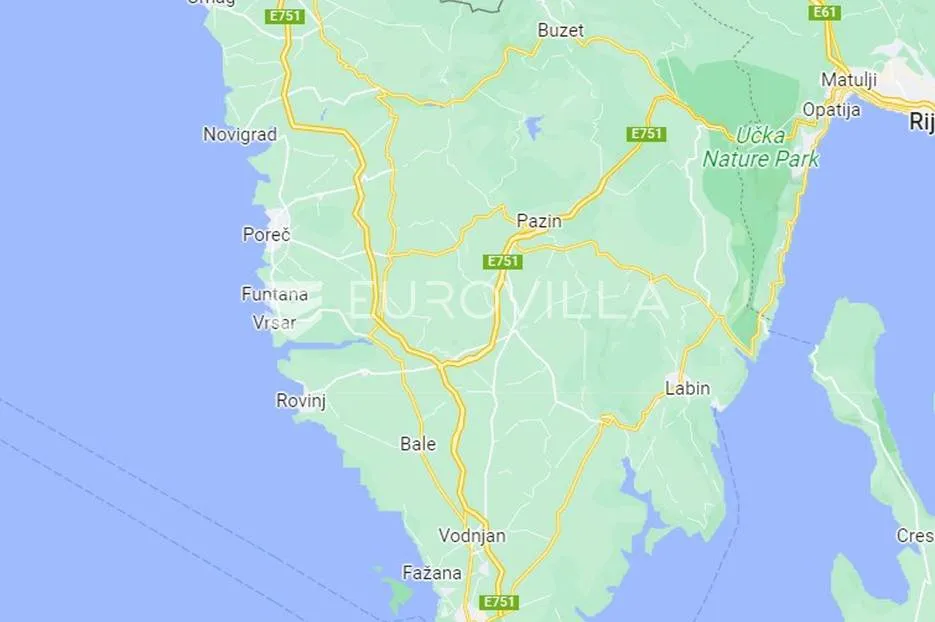 Istra, Buzet - Građevisnko zemljište 1611 m2 - Vodice, Lanišće