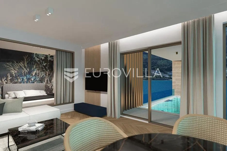 grebaštica, luksuzan penthouse s bazenom i pogledom na more, prvi red do mora, 110,54 m² - slika 11