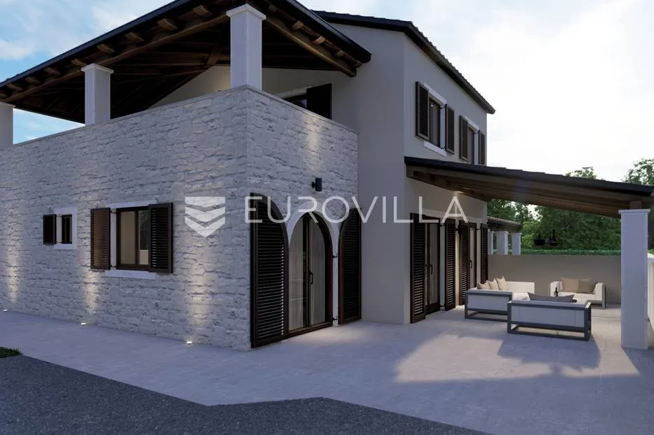 okolica poreča, dvojna kamena kuća s bazenom - slika 10