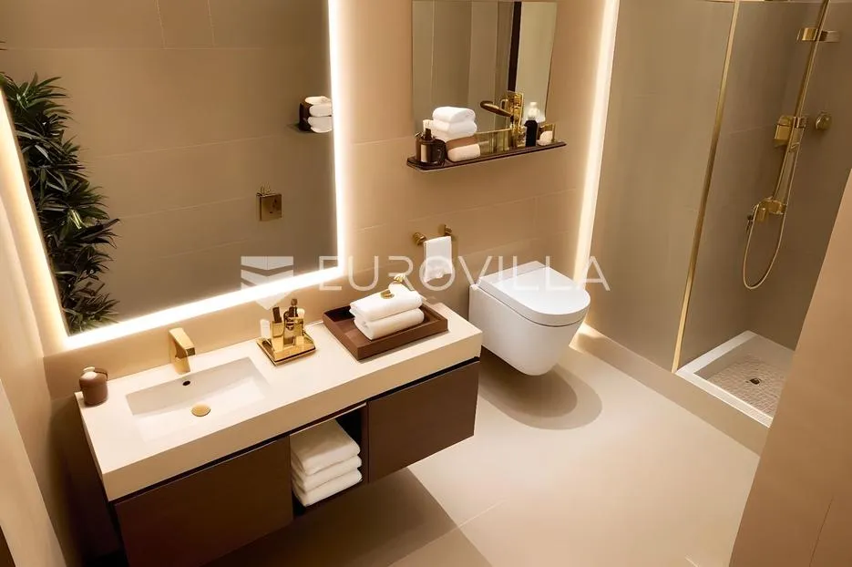tisno, moderna dvojna kuća s bazenom, 150 m od mora, novogradnja 107.47 m² - slika 7