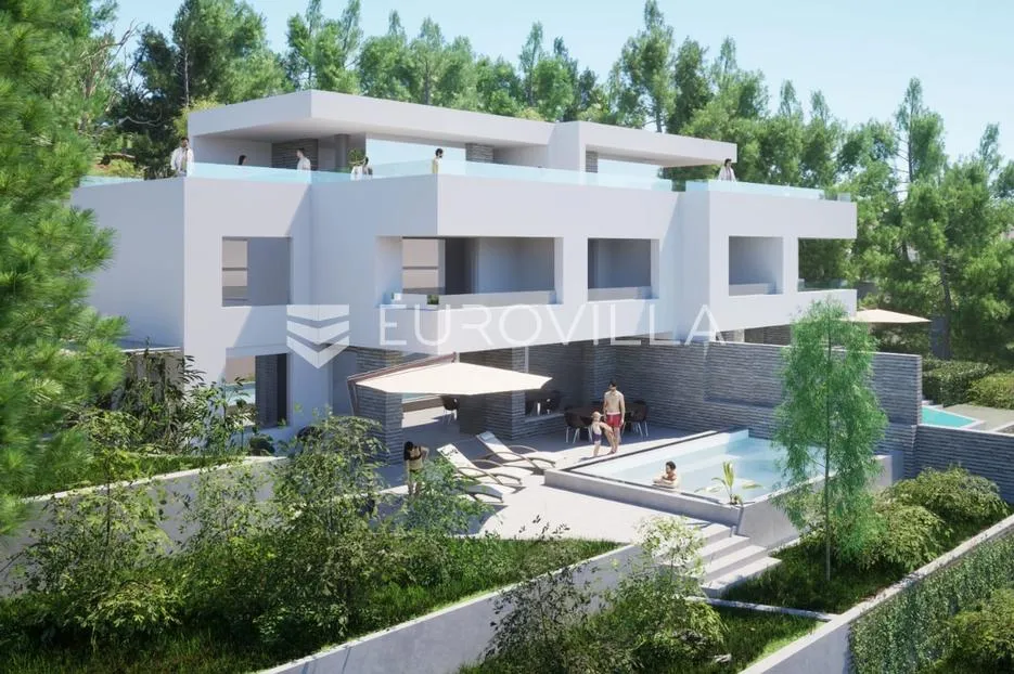 podgora, izuzetno atraktivno zemljište s lokacijskom dozvolom i panoramskim pogledom na more - slika 2