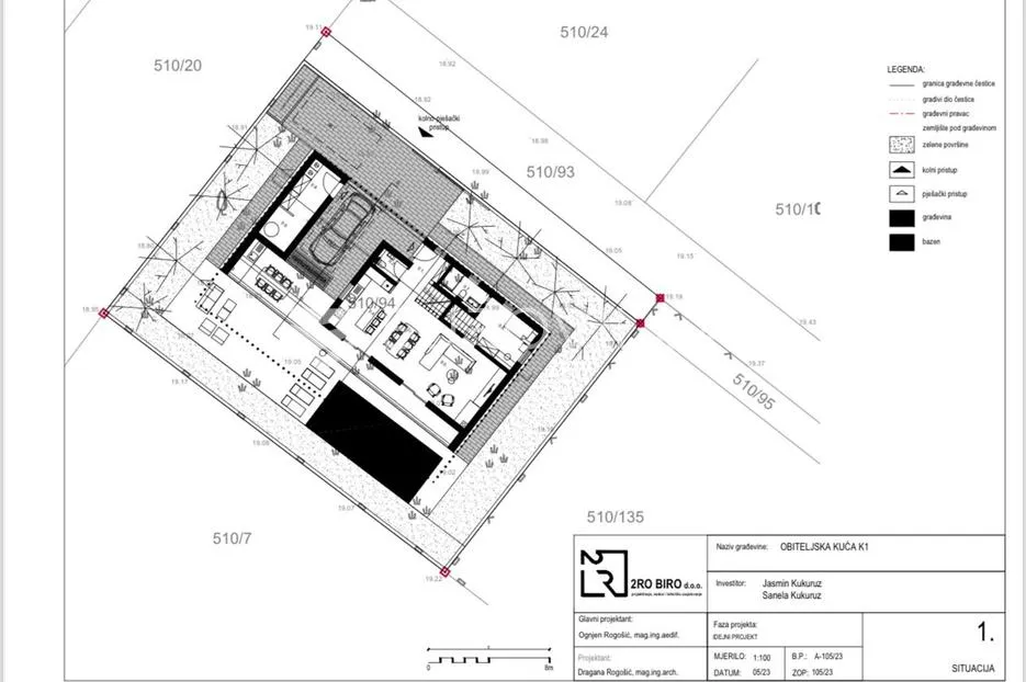 istra, pula, građevinsko zemljište s projektom neto korisne površine od 580 m² - slika 2